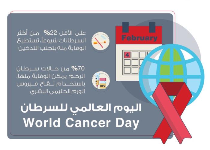 اليوم العالمي للسرطان