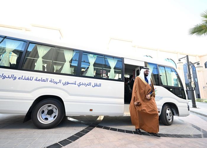 الغذاء والدواء تدشّن خدمة النقل الترددي لمنسوبيها من محطات قطار الرياض